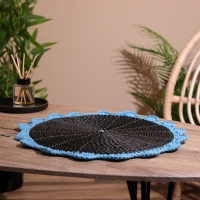 Коврик плетёный круглый 38 см