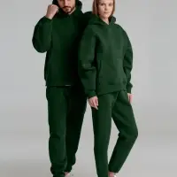 Худи Kulonga Oversize, темно-зеленое, размер ХL/ХХL