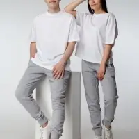 Джоггеры Jumbo, серый меланж, размер XL