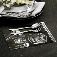 Набор столовых приборов: ложка и вилка &laquo;Real man&raquo;.