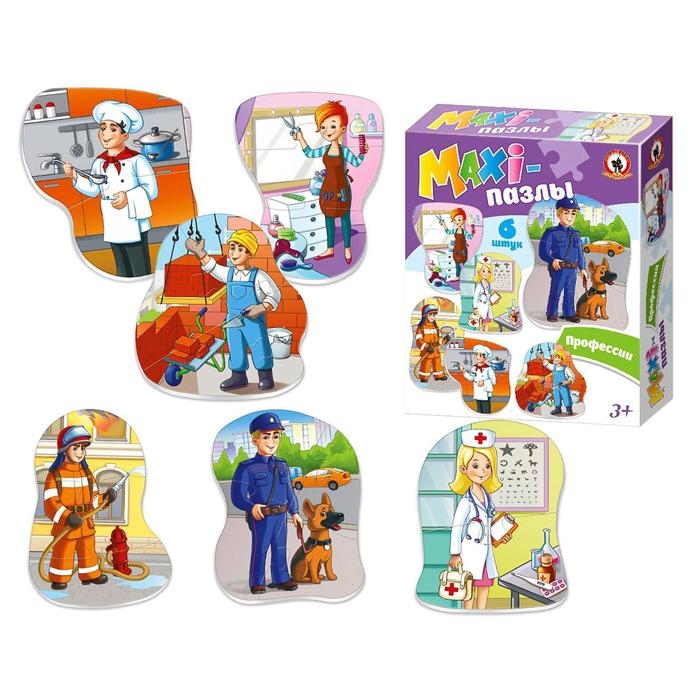 Настольная игра-пазл &laquo;Профессии&raquo; 6 картинок