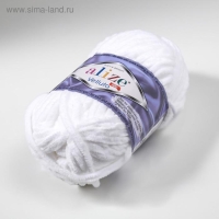 Пряжа "Velluto" 100% микрополиэстер 68м/100гр (55 белый)