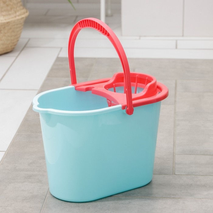 Ведро с отжимом &laquo;Классика&raquo;, 10 л, цвет МИКС