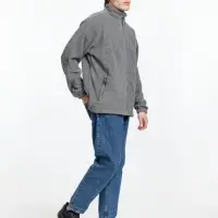 Куртка мужская North, серый меланж, размер XXL