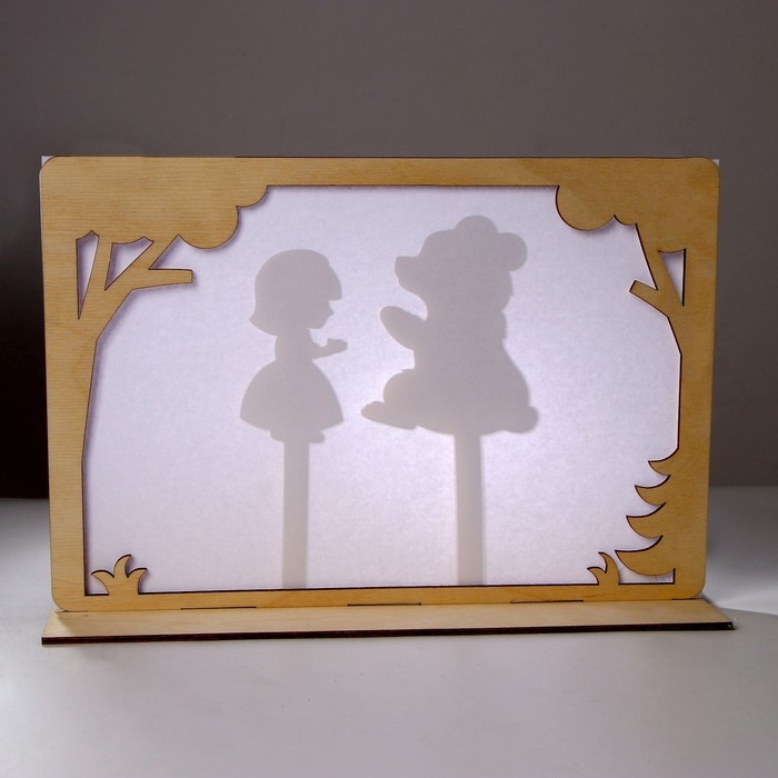 Теневой театр по мотивам русской народной сказки &laquo;Три медведя&raquo;