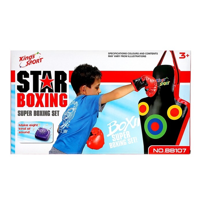 Набор для бокса «Бей в цель», звуковые эффекты Набор для бокса «Бей в цель», звуковые эффекты