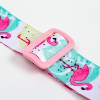 Держатель для соски - пустышки «Фламинго», на ленте Держатель для соски - пустышки «Фламинго», на ленте