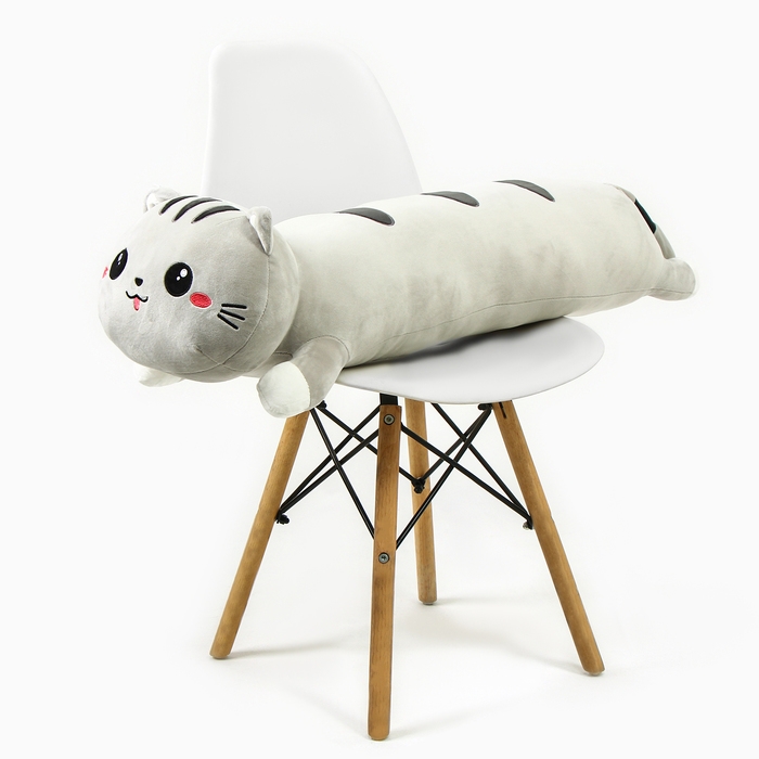 Мягкая игрушка «Кот», 100 см, цвет серый Мягкая игрушка «Кот», 100 см, цвет серый