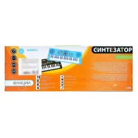 Синтезатор &laquo;Нежность&raquo; с микрофоном, 37 клавиш, цвет голубой