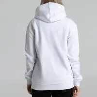 Толстовка на молнии с капюшоном Unit Siverga Heavy белая, размер S