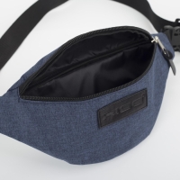 Поясная сумка на молнии, цвет синий Поясная сумка на молнии, цвет синий