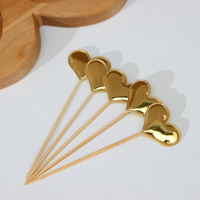 Менажница «Бесконечная любовь», берёза, в подарочной коробке, в подарок набор шпажек Менажница «Бесконечная любовь», берёза, в подарочной коробке, в подарок набор шпажек