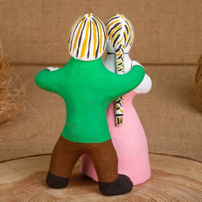 Сувенир &laquo;Парочка&raquo;, 8&times;10&times;14 см, каргопольская игрушка, микс