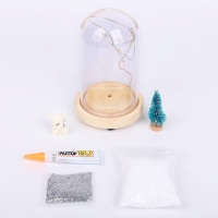 Набор для творчества &laquo;Новогодний ночник с игрушкой&raquo;, Зайчик