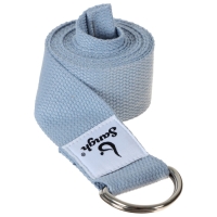 Ремень для йоги Sangh, 180х4 см, цвет голубой