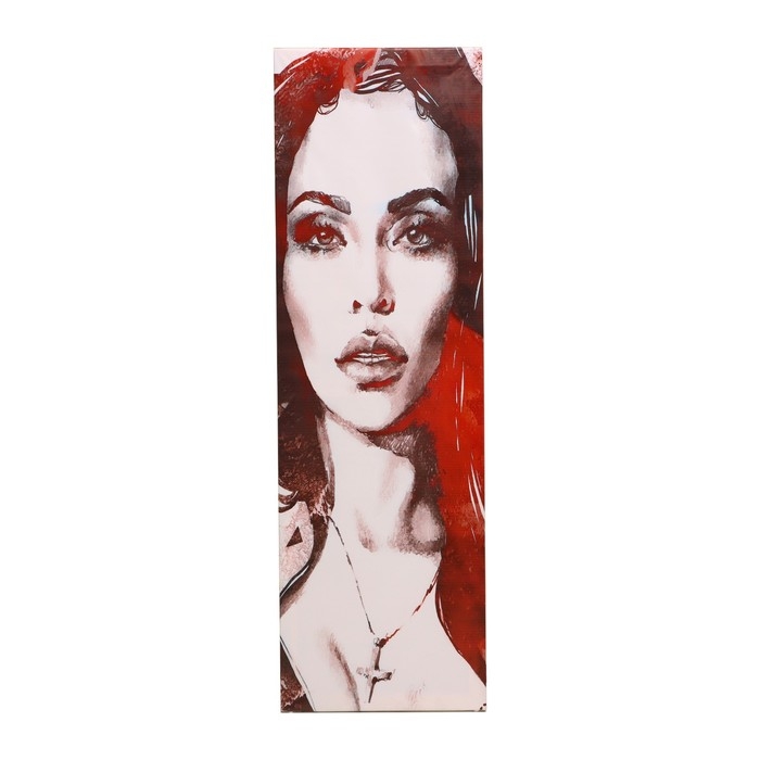 Ширма интерьерная (панель доборная) Ширма интерьерная (панель доборная) "Роковые девушки №2", 50 х 160 см (петли в комплекте)