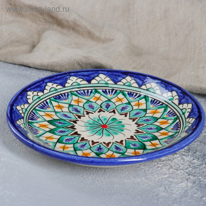 Набор чайный 9 предметов Риштанская Керамика (Чайник 0,8л,пиалы- 0,2) Набор чайный 9 предметов Риштанская Керамика (Чайник 0,8л,пиалы- 0,2)