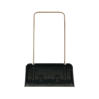 Движок пластиковый, на колёсах, размер ковша 43 × 75 см, металлическая планка, с быстросъёмной ручкой, чёрный Движок пластиковый, на колёсах, размер ковша 43 × 75 см, металлическая планка, с быстросъёмной ручкой, чёрный