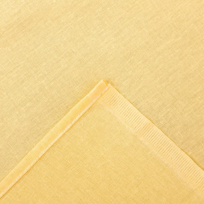 Простыня Этель 200х220 см, цвет жёлтый, бязь, 125 гр/м2, 100% хлопок