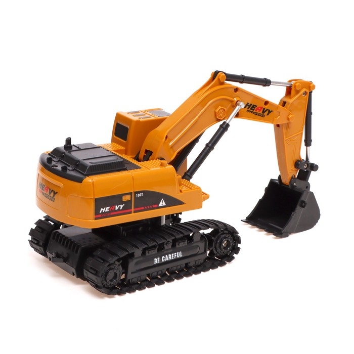 Экскаватор радиоуправляемый &laquo;Стройтехника&raquo;, подвижный ковш, работает от аккумулятора