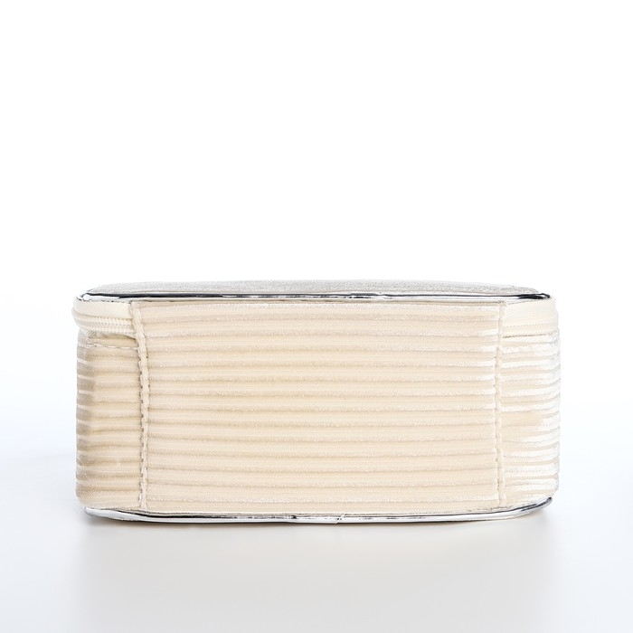 Косметичка на молнии, цвет бежевый Косметичка на молнии, цвет бежевый