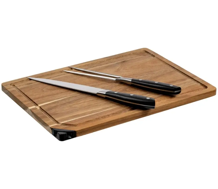 Набор для мяса Slice Twice с ножом-слайсером и вилкой Набор для мяса Slice Twice с ножом-слайсером и вилкой