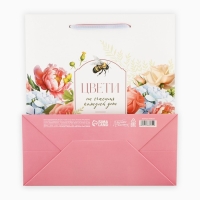 Пакет ламинированный «Цвети», ML 23 х 27 х 11.5 см Пакет ламинированный «Цвети», ML 23 х 27 х 11.5 см