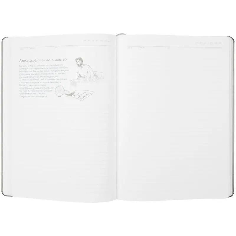 Ежедневник &laquo;История изобретений&raquo;, недатированный, серый