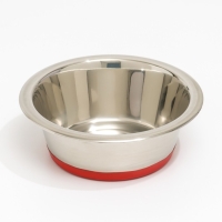 Миска стандартная с нескользящим силиконовым основанием, 400 мл, красная Миска стандартная с нескользящим силиконовым основанием, 400 мл, красная