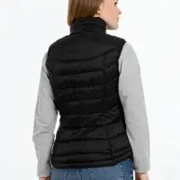 Жилет компактный женский Stavanger черный с серым, размер S