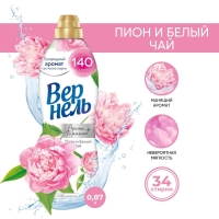 Кондиционер для белья Vernel &laquo;Пион и белый чай&raquo;, 0.87 л