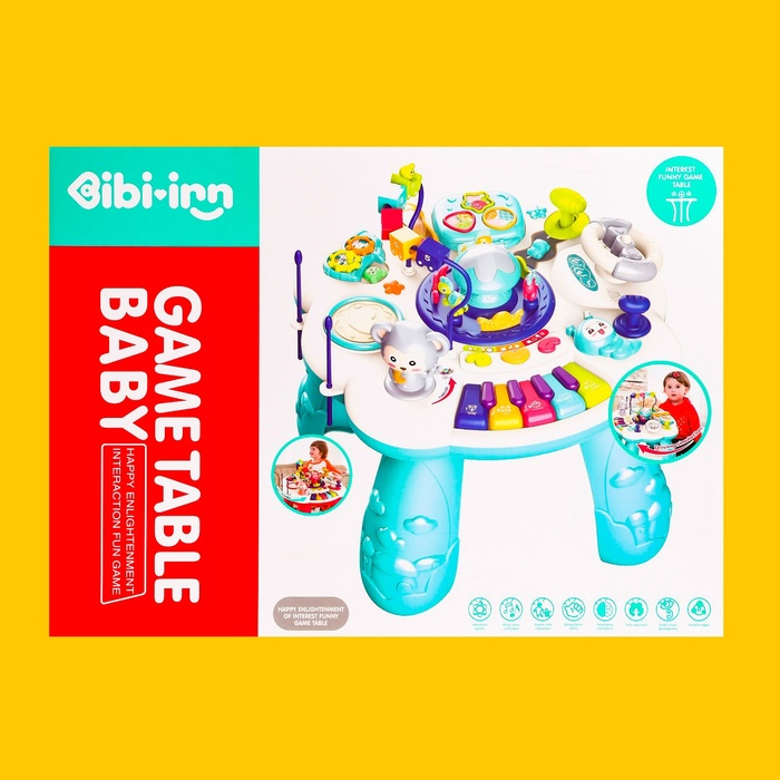Развивающий столик &laquo;Весёлая игра&raquo;, световые и звуковые эффекты