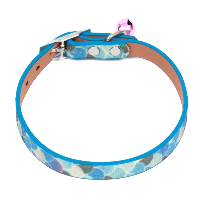 Ошейник Ошейник "Русалка", искусственная кожа, 31 х 1 см, микс цветов