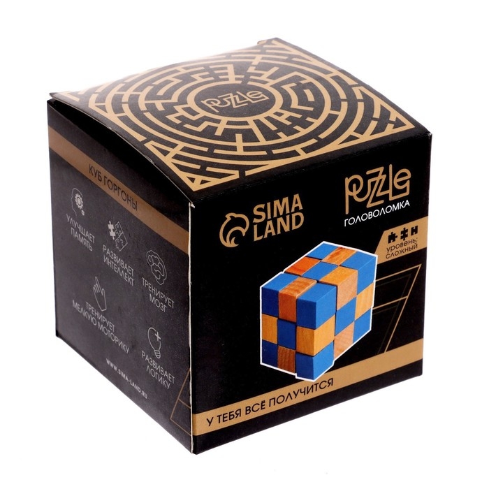 Головоломка деревянная Игры разума &laquo;Куб Горгоны&raquo; МИКС
