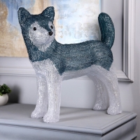 Светодиодная фигура «Волк» 50 × 47 × 21 см, акрил, 88 LED, 220 В, свечение белое Светодиодная фигура «Волк» 50 × 47 × 21 см, акрил, 88 LED, 220 В, свечение белое