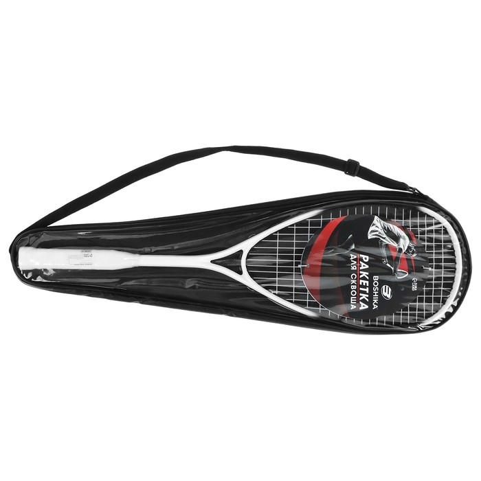 Ракетка для сквоша BOSHIKA, цвет белый