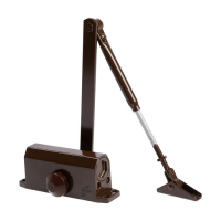 Доводчик дверной ТУНДРА D40BR, до 40 кг, коричневый Доводчик дверной ТУНДРА D40BR, до 40 кг, коричневый