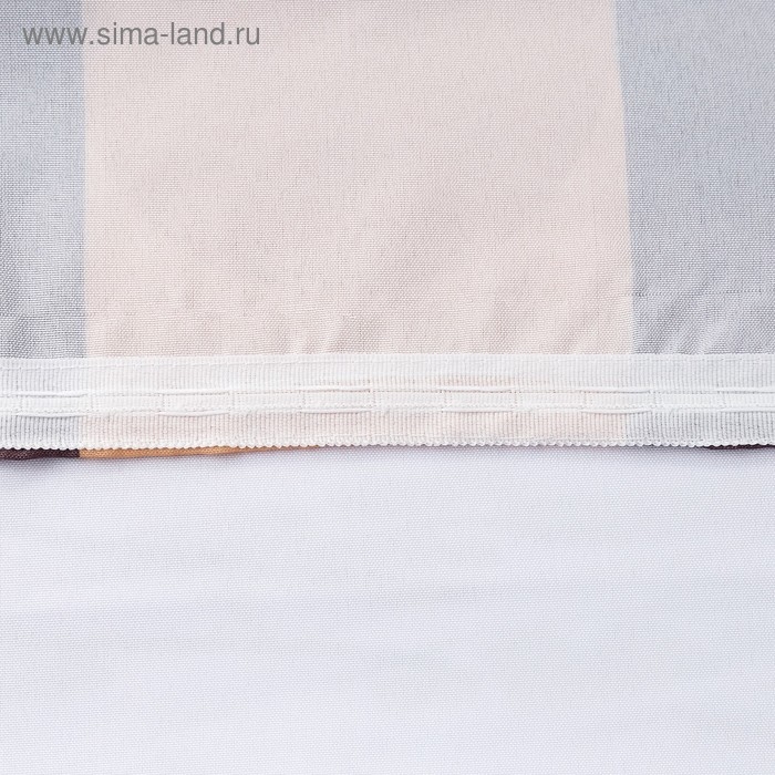 Комплект штор для окон с балконной дверью &laquo;Любимый город&raquo; штора 147х267 см, тюль 294х160 см