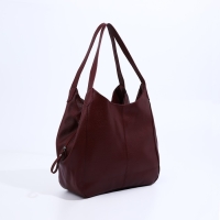 Сумка-мешок на молнии, цвет бордовый Сумка-мешок на молнии, цвет бордовый