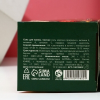 Подарочный набор косметики &laquo;С Новым Годом!&raquo;, соль для ванны, 2 х 150 г, ЧИСТОЕ СЧАСТЬЕ