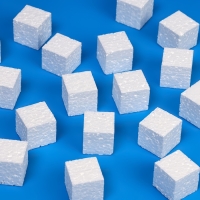 Набор заготовок из пенопласта "Кубик", 3 см, 20 шт Набор заготовок из пенопласта "Кубик", 3 см, 20 шт