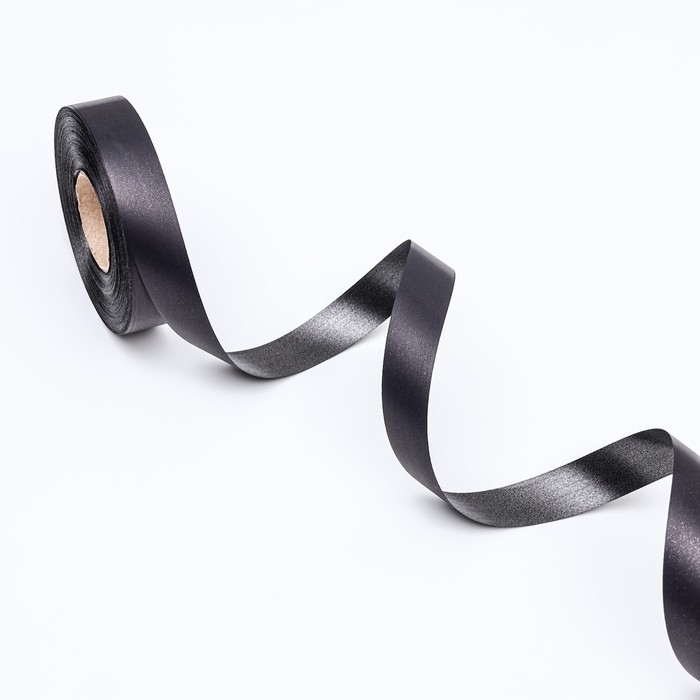 Лента полипропиленовая Лента полипропиленовая "Matte" для декора и подарков, чёрная, 2 см х 50 м