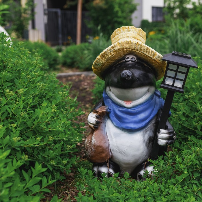 Садовый фонарь Садовый фонарь "Крот с фонарем" 42см