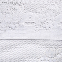 Тюль на кухню без шторной ленты, 200х165 см, цвет белый, 100% полиэстер Тюль на кухню без шторной ленты, 200х165 см, цвет белый, 100% полиэстер