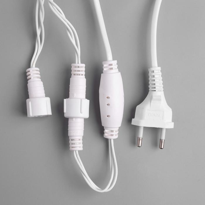 Гирлянда «Нить» 10 м, IP44, УМС, белая нить, 100 LED, свечение зелёное, 220 В Гирлянда «Нить» 10 м, IP44, УМС, белая нить, 100 LED, свечение зелёное, 220 В