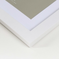 Фоторамка МДФ "Ellis" 20x20 см, с паспарту, белый 76737