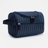 Косметичка на молнии, наружный карман, цвет синий Косметичка на молнии, наружный карман, цвет синий