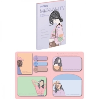 Набор блоков с липким краем 115 х 158 мм, deVENTE Mentality: 16x45 мм, 48x70 мм, 46x96 мм, 64x96 мм и 72x96 мм, 7 цветов х 20 листов , офсет Набор блоков с липким краем 115 х 158 мм, deVENTE Mentality: 16x45 мм, 48x70 мм, 46x96 мм, 64x96 мм и 72x96 мм, 7 цветов х 20 листов , офсет