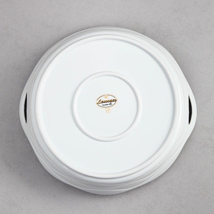 Форма для запекания Sezar, 1.3 л, фарфор, Иран Форма для запекания Sezar, 1.3 л, фарфор, Иран