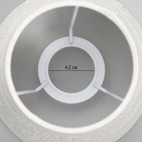 Абажур Е27 белый 15х15х13 см Абажур Е27 белый 15х15х13 см